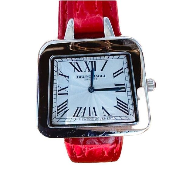 Bruno Magli Emma Quartz Dial Trapezoid Swiss Movement Watch - Picture 1 of 8